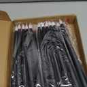 Retisee 30 Pcs 11 Inch Flameless Taper Candles LED Candles Bulk Battery Operated Taper Candle Flickering LED Candlesticks for Valentines Birthday Wedding Party Decor (Classic Style, Black)