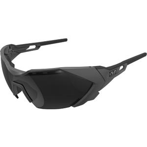 Mechanix Wear: Vision Type-E Safety Glasses with Advanced Anti Fog, Scratch Resistant, Grey Half Framed Protective Eyewear, Lightweight, Adjustable Arms and Nose, For Outdoor Use (Smoke Lens), One Size