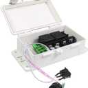 Waterproof PWM DC Motor Speed Regulator 30A DC 12V 24V 36V Forward and Reverse Control Speed Switch, with Protective Case