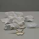 Zonon 8 Pcs White Wall Hooks Set Vintage Coat & Towel Hooks for Entryway, Bathroom, Bedroom Decorative Heavy Duty Wall Mounted Unique French Country Curtain Holder for Keys, Hats Bags, Clothes