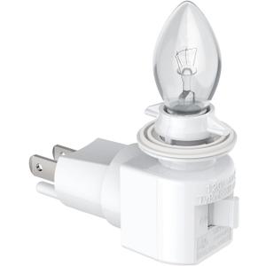 TWDRTDD Plug in Night Light, Adjustable E12 Base Socket with On/Off Switch for Making Decorative Night Lights (White,1-Pack)