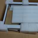 VEVOR Dog Door for Sliding Glass Door, 91 to 96 in Adjustable Height, Aluminum Alloy Frame with Metal Rotating Hinges, Lock Design, 13 5/8 x 23 5/8 in Flap, Sliding Glass Pet Door for Renters