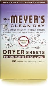 Mrs. Meyer's Clean Day Dryer Sheets Lavender, 80 Count