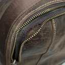 LANNSYNE Men's Full Grain Leather Expandable 15.6 Laptop Backpack Tote Shoulder Travel Bag Rucksack (Brown)