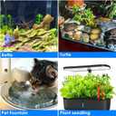 Mini Aquarium Heater 15W Super Small Fish Tank Heater with Digital Display Thermostat, Alumina Ceramic Betta Tank Heater Turtle Heater for 1-3 Gallon Tanks
