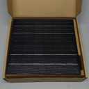 VUEBEE 10W Solar Panel with 10400mAh Battery for Security & Trail Cameras, 5V/12V Adjustable Output, USB-C & DC Plugs, IP66 Waterproof, 360° Mount, 9.8ft Cable