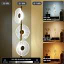 NUÜR Modern Black Floor Lamp, Dimmable LED Standing Lamp with Remote