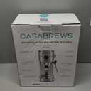 CASABREWS 5418 PRO Espresso Machine 20 Bar, Upgraded Espresso Maker with Powerful Steam Milk Frother, Stainless Steel Coffee Machine with Fast Heating System for Cappuccino, Latte, Silver