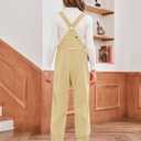 Meikulo Girls Fleece Overalls Kids Warm Winter Loose Casual Jumpsuits with Pockets 5-14 Years (10-12 Years, Khaki)