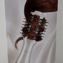 Hair Trends 2 Inch Hot Air 4-In-1 White Hair Dryer Comb Straightener Curler NIB