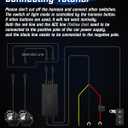 NOVSIGHT LED Pods Lights Driving Lights - 2'' with 8 Light Modes 2 Kinds Brackets, Waterproof Off Road LED Light Pod for Motorcycle Truck ATV UTV 5 Years Service (2 Inch White/Amber Driving Beam)