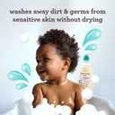 Aveeno Kids Face & Body Wash for Sensitive Skin, Oat Extract, Tear-Free, Non-Drying, Light Scent, Pump Dispenser, Hypoallergenic, Sulfate & Dye Free, 18 fl oz