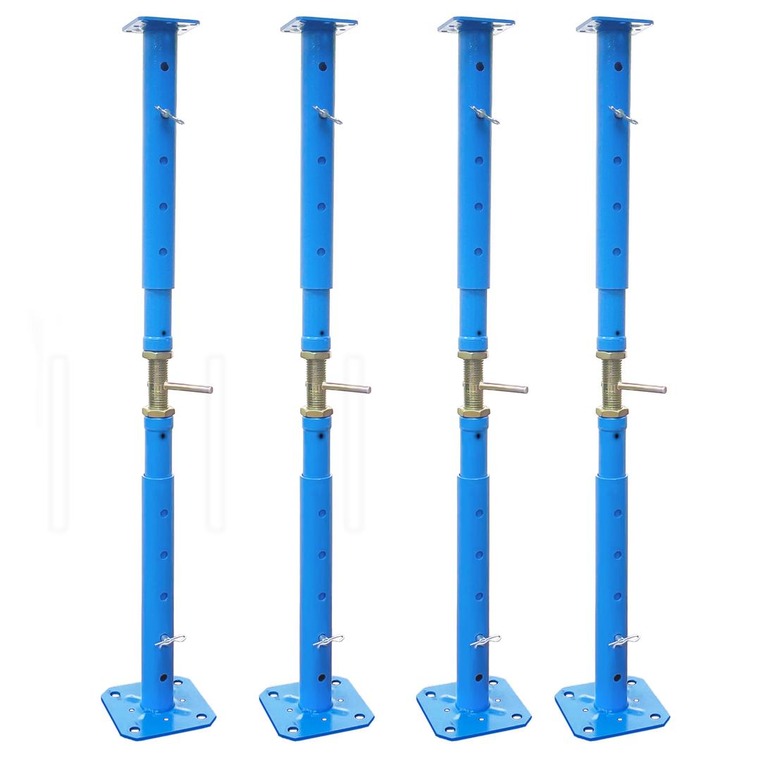 Heavy Duty Adjustable Floor Jack - for House Leveling, 27-53 Inch Crawl