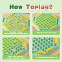 2 x Flip Chess Memory Game,52PCS Fruit Flip Board GameMemory Matching Game Flipping Chess Match Board Game Party Travel Desktop Puzzle Strategy Games for Kids and Adults