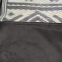 MontVoo-Outdoor Rug Waterproof 6x9 ft Outdoor Carpet Patio Rug Mat Reversible RV Camping Rug-Plastic Straw Rug Outside Outdoor Area Rug for Patio Deck Balcony Backyard Picnic Beach -Boho Grey