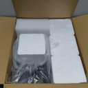 Unicozin Modern Bathroom Light Fixtures, 4 Light Vanity Lights Over Mirror, Black Wall Lamp with Clear Glass for Living Room Cabinet Bedroom Porch