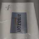 Shower Curtain Liner, 4G PEVA Shower Liner, Plastic Waterproof Shower Curtains, with Grommet Holes and 3 Magnetic Weights(White Flower)