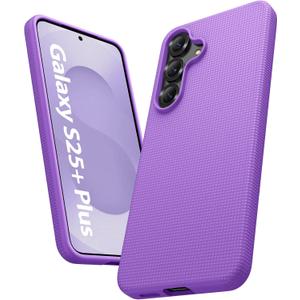 ATATOO Slim Case for Samsung Galaxy S25+ Plus, Support Wireless Charging, Lightweight Hard Military Grade Drop Protection Non-Slip Phone for Galaxy S25+ Plus 6.7" 2025, Purple