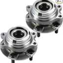 KUSATEC 513296 [2 Pack] Front Wheel Hub and Bearing Assembly Fit for Nissan Altima 20072018, Maxima 20092019, Murano 20092018, Pathfinder 20132019, Infiniti JX35 2013, QX60 20142019, 5 Lug