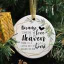 5 x Because Someone We Love is in Heaven, Memorial Christmas Ornament, Condolence Gifts for Loss of Loved One, Sympathy Gifts, Memorial Gifts