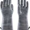 wahoo Liquid Silicone Smoker Oven Gloves, Food-Contact Grade, Heat Resistant Gloves for Cooking, Grilling, Baking, Grey, Medium (Gray)