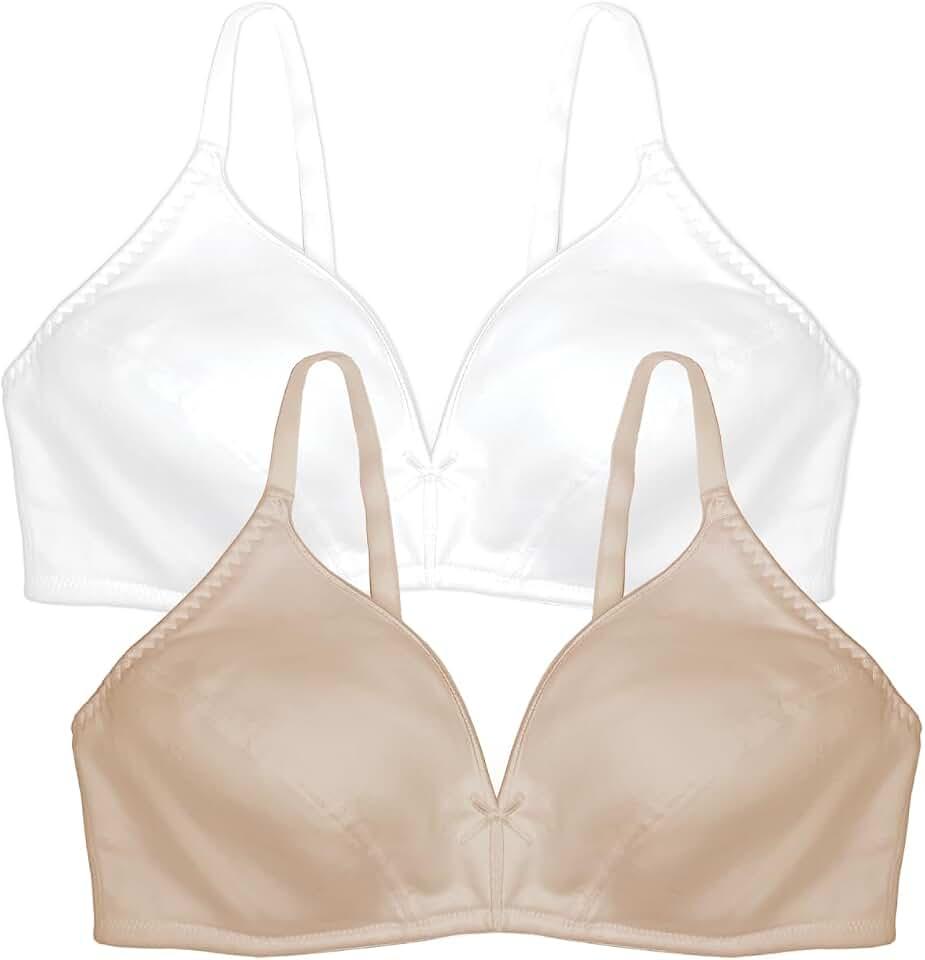 Bestform Women's 5006255 Cotton Wireless Bra with Lightly Lined Cups, 36B