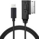 AMI MMI Aux Cable for iPhone 14 13 12 11 XS XR X 8 7 6,Car Aux Interface Dongle Compatible with Audi A3/A4/A5/A6/A7/A8/S4/S6/S8/Q5/Q7/R8/TT,Auxiliary Input Adapters for VW Tiguan CC Magotan(3.3FT)