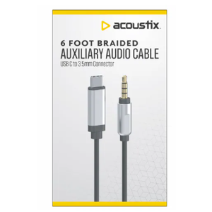 Acoustix™ Auxiliary Braided Audio Cable