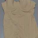 BRABIC Bodysuit Shapewear for Women Tummy Control Dress Backless Bodysuit Tops Body Shaper with Built-in Bra (Medium, Beige)