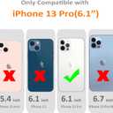 Spooky Halloween Case for iPhone 13 Pro, Slim Clear Cover with Cute Pumpkin & Ghost, Soft Touch Shockproof Bumper, 6.1" Protective Case