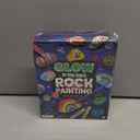 Dan&Darci Kids Rock Painting Kit - Glow in The Dark - Gifts Arts & Crafts for Boys and Girls Ages 6-12 - Craft Activities Kits - Creative Art Toys for 6, 7, 8, 9, 10, 11 & 12 Year Old Kid