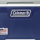 Coleman Classic Series Insulated Portable Cooler, Leak-Resistant Outdoor Hard Cooler Keeps Ice up to 5 Days, 52 Quart