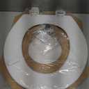 BEMIS 500EC 390 Toilet Seat with Easy Clean & Change Hinges, 1 Pack Round, Cotton White