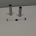 INFOOD Milk Frother Rechargeable with Cover - Coffee Frother Wand, Drink Mixer Handheld with 2 Detachable Stainless Whisks 2 Speed Adjustable for Latte, Cappuccino, Hot Chocolate, Egg, Silver