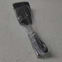 Unicook 2 Pack Flexible Silicone Spatula, Turner, 600F Heat Resistant, Ideal for Flipping Eggs, Burgers, Crepes and More, Black