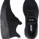 AVW Womens Non Slip Work Shoes Water Resistant Walking Sneakers Food Service Chef Kitchen Shoes (8, Black)