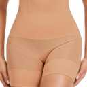 High Waist Tummy Control Shapewear Shorts - Seamless Body Shaper for Women | 3D Glute Lift & Thigh Slimmer. Anti-Roll Steel Bone Support. Invisible Under Dresses. Ideal for Weddings & Postpartum. (S)