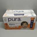 Pura Baby Diapers Size 5 (27-35 lbs) 96 Count Sensitive Skin