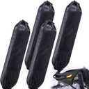 2 Pair (4 Pcs) Universal Shock Covers 350mm Snowmobile Accessories ATV Shock Covers Suspension Protector Absorber Protection Protective Cloth Universal For Motorcycle ATV Quad Scooter
