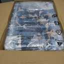 Area Rugs 9 x 12 for Living Room,Large Washable Carpet Blue Brown