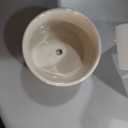 EFISPSS Plant Pots, 4+5+6 Inch Pots for Indoor Plants, Ceramic Planter Pot with Drainage Hole, Flower Pots for Succulent Cactus, Set of 3 - White