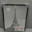 upsimples 12x16 Picture Frame Black 3 Pack, Scratch-Proof Poster Frames 12 x 16 for Photo Gallery - Slide-In Strips, Horizontal or Vertical Wall Mounting