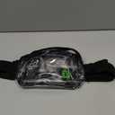 Clear Fanny Pack Stadium Approved - Packism Clear Belt Bag for Women Men Transparent Waist Bag with Adjustable Strap for Concerts, Sporting Events - Black, Pack of 6