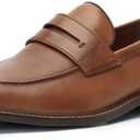 Vince Camuto Men's Lamcy Dress Shoe Loafer (10, Cognac/Brown)