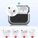 ESR for AirPods Pro 3 Case, Compatible with AirPods Pro Case 3rd Generation (2025), Compatible with MagSafe, Full Drop Protection Cover with Lanyard, Titanium