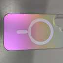 Cute Case for iPhone 16 Case for Women Girls [Compatible with Magsafe] Aesthetic Girly Glitter Bling Rainbow Magnetic Protective Phone Cover, Translucent Iridescent Blue & Pink
