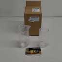 US Acrylic Classic Clear Plastic Reusable Drinking Glasses (Set of 2) 24oz Iced-Tea Cups | BPA-Free Tumblers, Made in USA | Top-Rack Dishwasher Safe