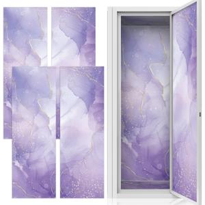 Set of 12 School Purple Locker Magnetic Wallpaper 12" x 12" Locker Accessories Wall Magnetic Sticker for School Supplies Purple Locker Accessories Purple Back to School Stuff Gift
