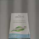 Organyc 100% Certified Organic Cotton Swabs - No Man-Made Materials, 200 Count, White