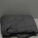 Topcee Weighted Blanket (20lbs 60"x80" Queen Size) Cooling Breathable Heavy Blanket Microfiber Material with Glass Beads Big Blanket for Adult All-Season Summer Fall Winter Soft Thick Comfort (00-dark Grey)